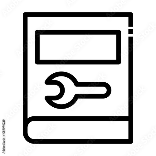 handbook Line Icon