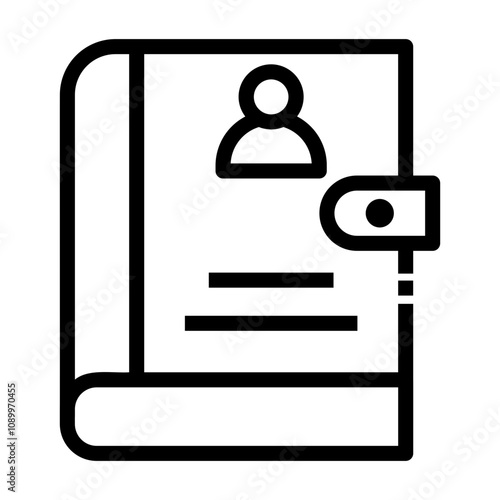 employee handbook Line Icon