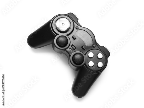 Modern joystick isolated on...
