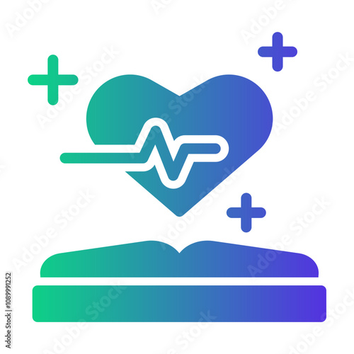 medical handbook Gradient icon