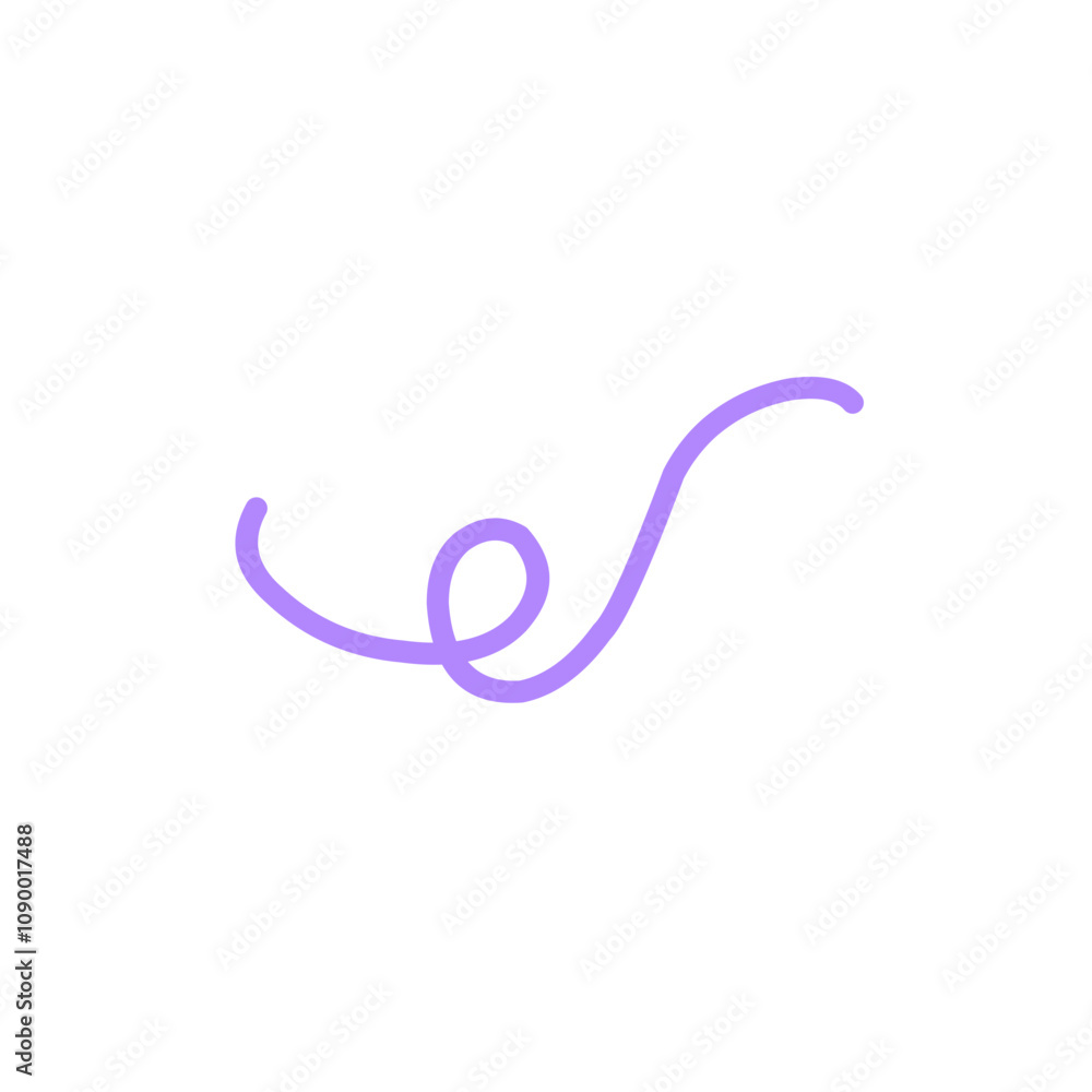 Obraz premium cute line scribble 