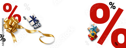 gift boxes and Sale as perc...
