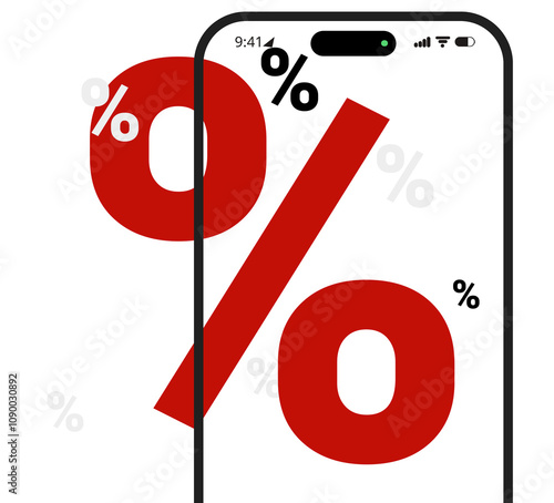 Sale as percent as % as dis...