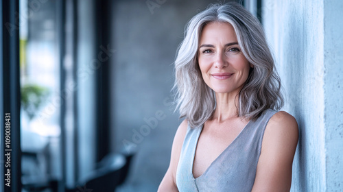 Canadian senior business woman standing at office after budget meeting Free Download Canadian senior business woman standing at office after budget meeting - GFXLoad