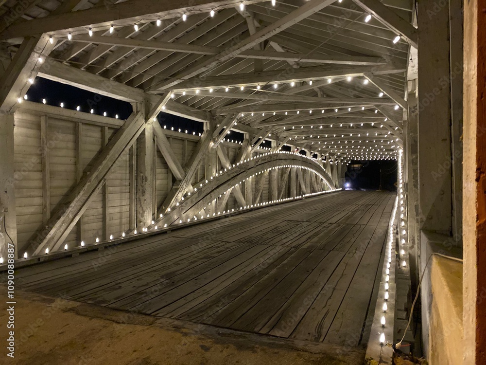 Obraz premium Covered bridge