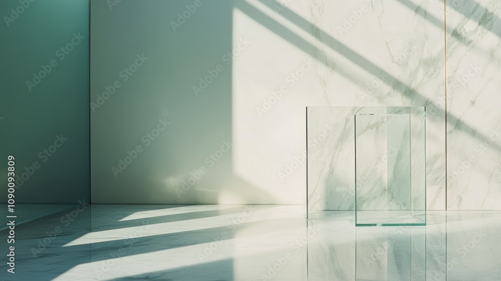 Obraz premium Glass Cube Minimalist.