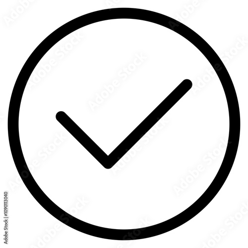 Confirm  Icon Element For Design