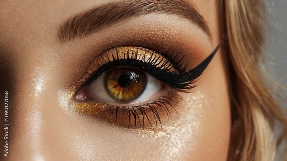 Fototapeta premium Colorful Eye Makeup