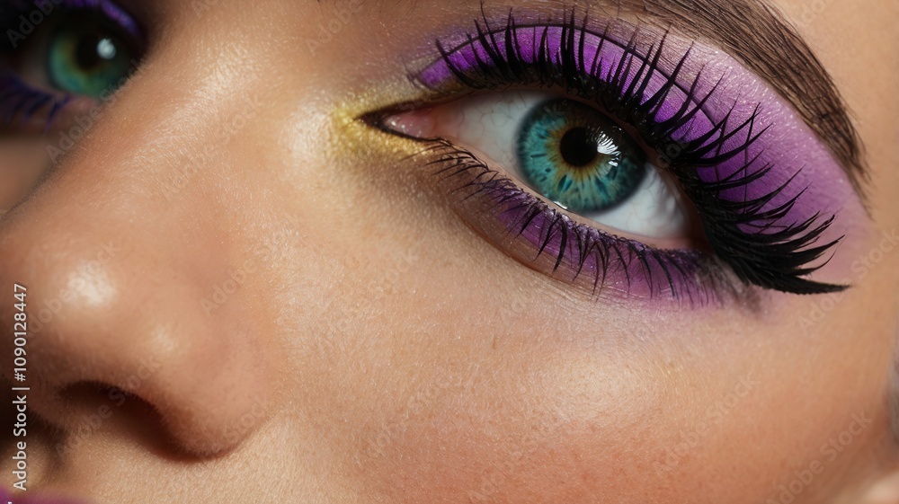 Obraz premium Colorful Eye Makeup