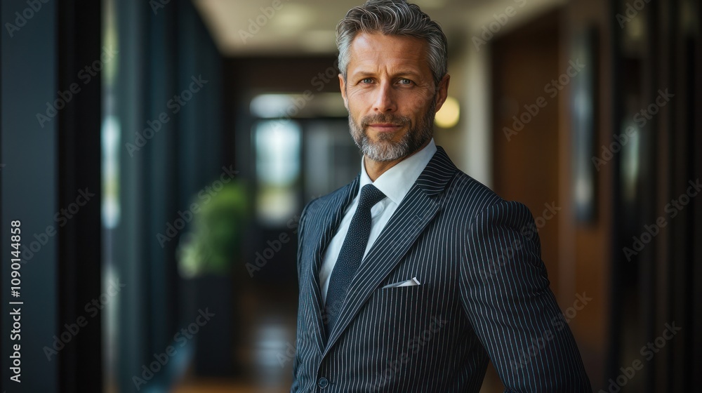 Fototapeta premium Portrait of a Confident Businessman