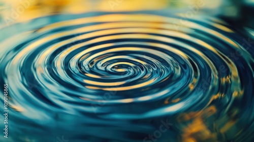 An abstract depiction of concentric, colorful ripples expanding from a central point, Reflecting the expanding influence and reach of inclusive practices across different areas