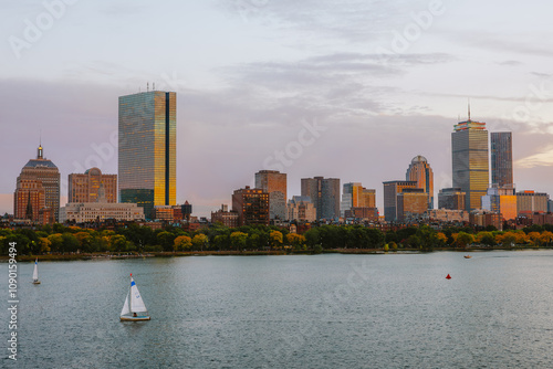Boston Skyline from Longfellow Bridge