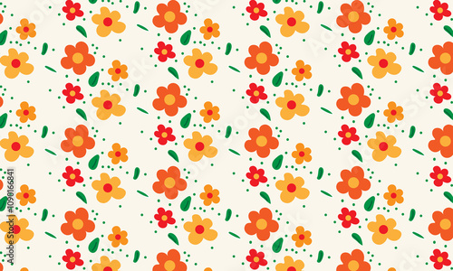 Floral pattern graphics, various colors, various sizes, on a white background.