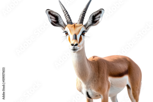 Dorcas gazelle PNG with transparent background for wildlife and nature design projects photo