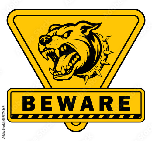 beware of dog do not enter printable sign poster plaque at home template design