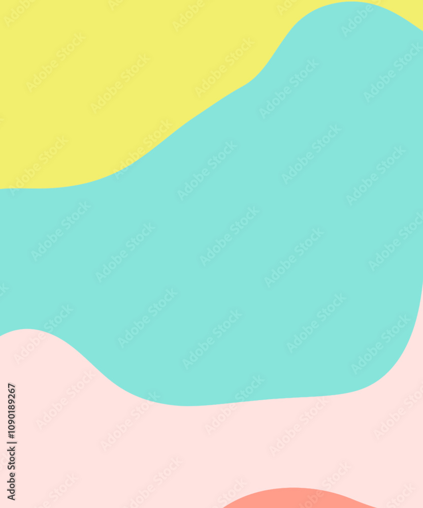 Obraz premium Abstract liquid background. Gradient mesh. Effect bright color blend. Modern design template.