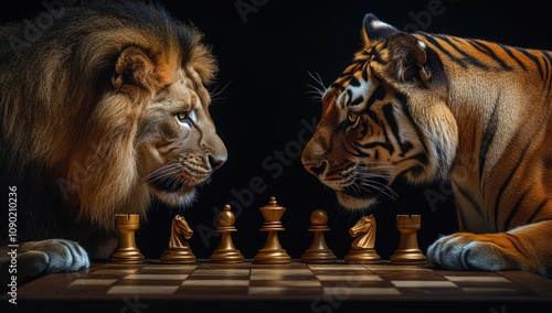 Lion and Tiger Chess Match