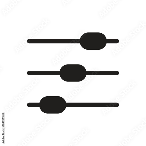 Slider Control Icon - Fill