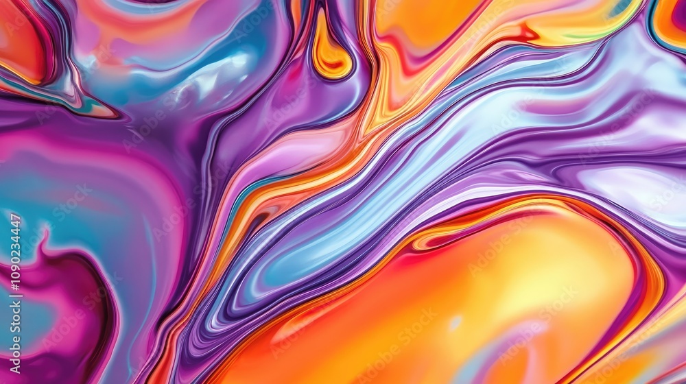 Liquid abstracts swirling in vibrant motion Liquid abstracts swirling in vibrant motion