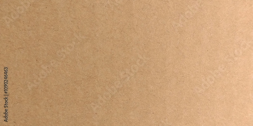 Background of brown kraft paper or cardboard texture. Abstract pattern of beige rough carton, old paper sheet, parchment or papyrus surface, vector