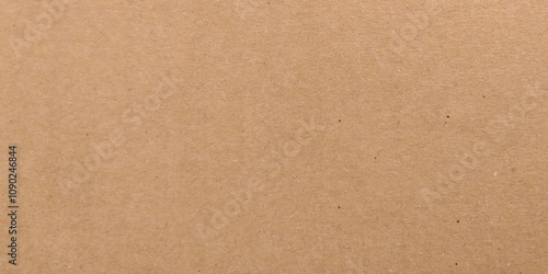 Background of brown kraft paper or cardboard texture. Abstract pattern of beige rough carton, old paper sheet, parchment or papyrus surface, vector