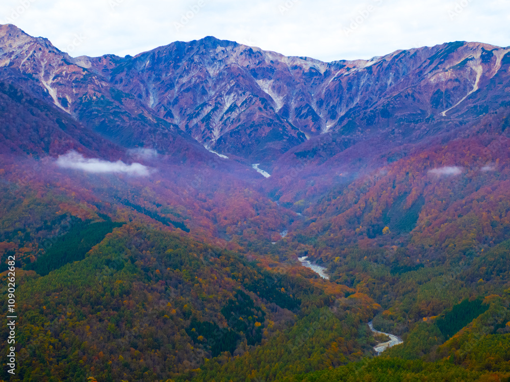 Obraz premium 白馬の岩岳