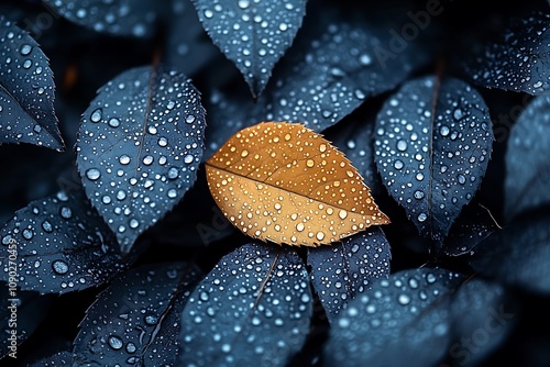 walpaper for hp A wallpaper featuring leaves typically showcases a natural, lush aesthetic
