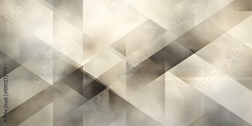 Abstract beige and brown geometric background with triangles.