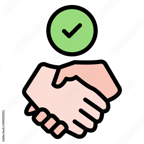 Trust icon vector image. Can be used for Generation Gap.
