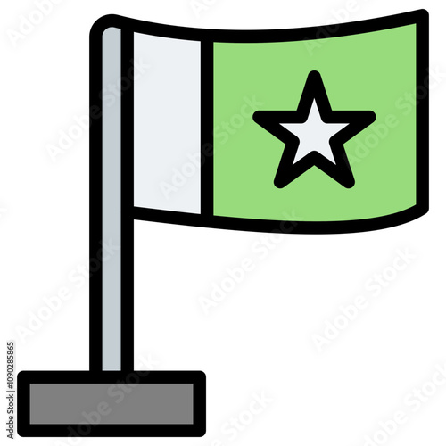 Flagship icon vector image. Can be used for Game Design.