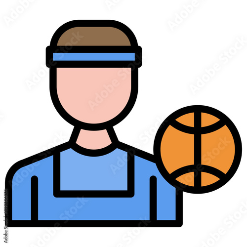 Gamer icon vector image. Can be used for Game Design.