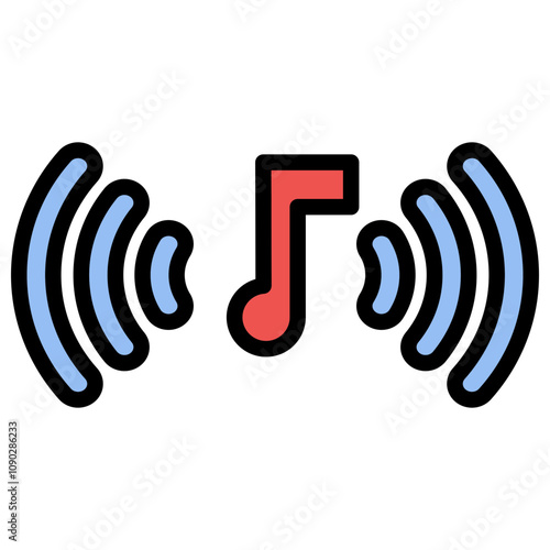 Sound Effects icon vector image. Can be used for Game Design.