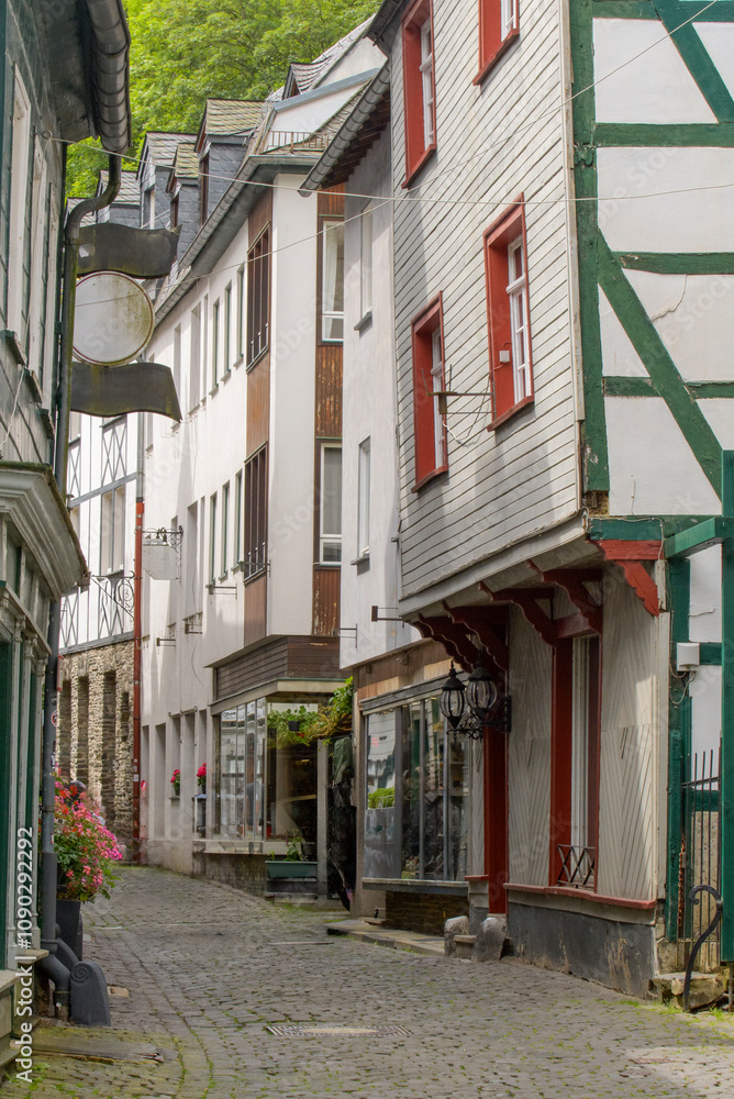 Fototapeta premium Typical street of an old German town