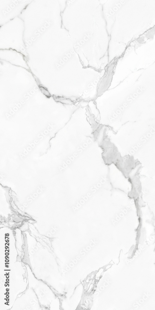 Obraz premium white satvario marble. texture of white Faux marble. calacatta glossy marble with grey streaks. Thassos statuarietto tiles. Portoro texture of stone. Like emperador and travertino marble, slab tile.