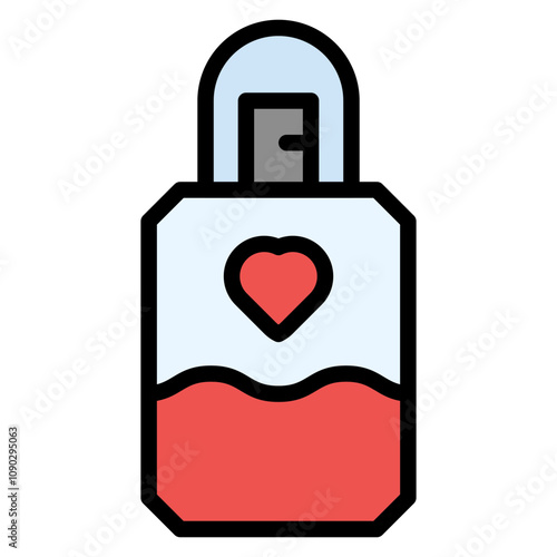 Favric Fragrance icon vector image. Can be used for Fabric Features.