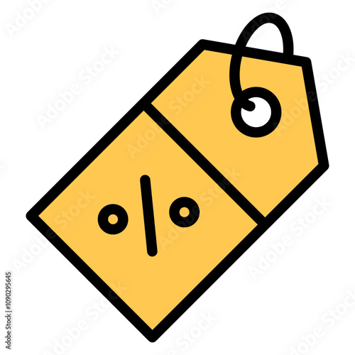 Discount Tag icon vector image. Can be used for Supermarket.