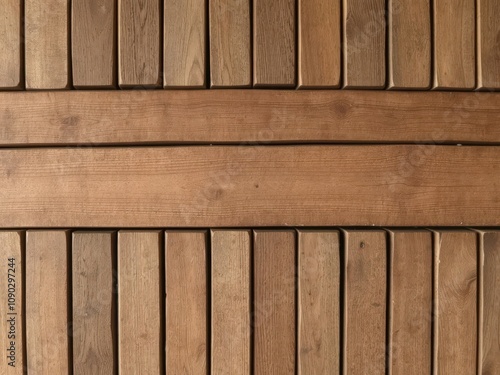 Bourbon barrel staves arranged in a textured pattern on a wall background, barrel photo