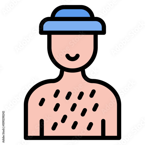 Rash icon vector image. Can be used for Shoemaker.