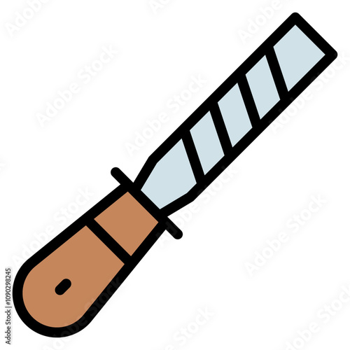 Rasp icon vector image. Can be used for Shoemaker.