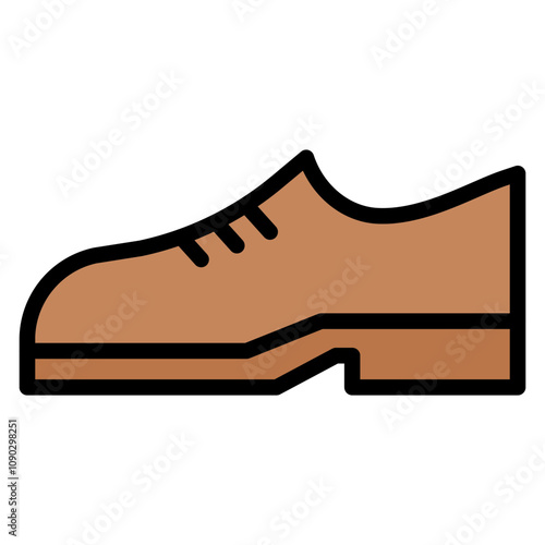 Shoe icon vector image. Can be used for Shoemaker.