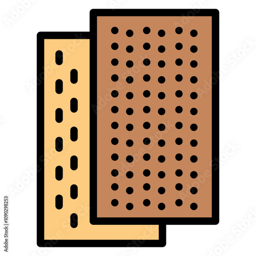 Sand Paper icon vector image. Can be used for Shoemaker.