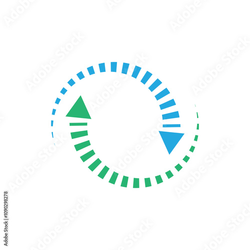 Arrow ilustration logo icon vector template