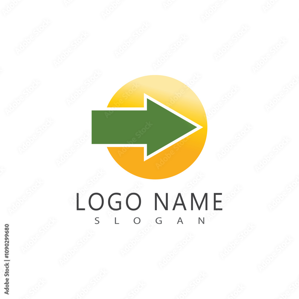 Arrow ilustration logo icon vector template Arrow ilustration logo icon vector template
