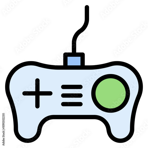 Console Gaming icon vector image. Can be used for Bowling.