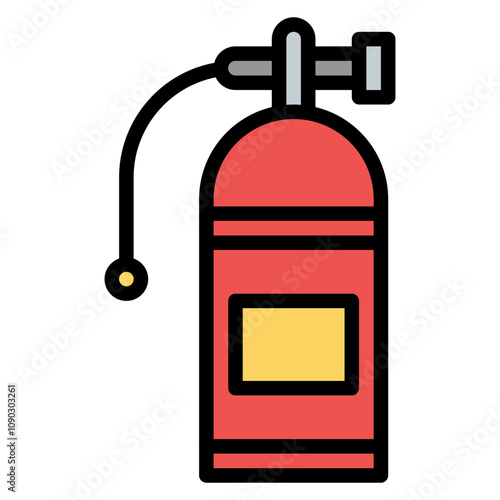 Diving Tank icon vector image. Can be used for Beach Resort.
