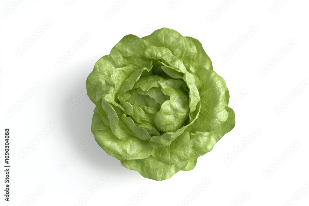 Fototapeta premium green spring leave isolated on white background