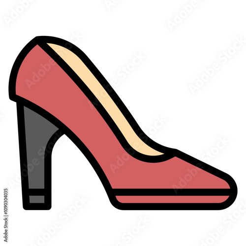 Heel icon vector image. Can be used for Luxury.