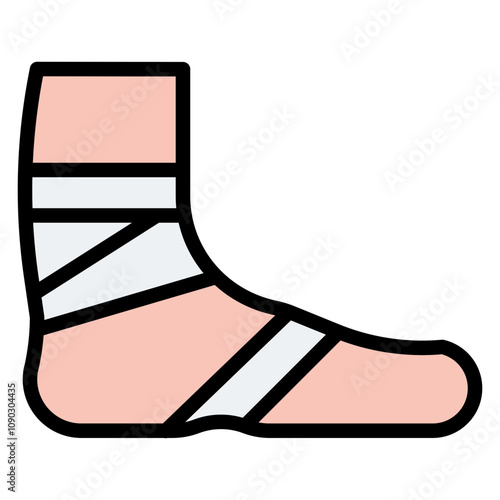 Injuries icon vector image. Can be used for Volleyball.