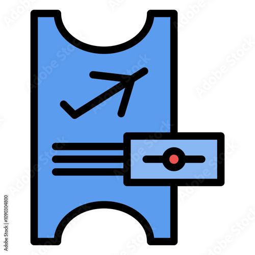 Airfare Reimbursement icon vector image. Can be used for Casino.