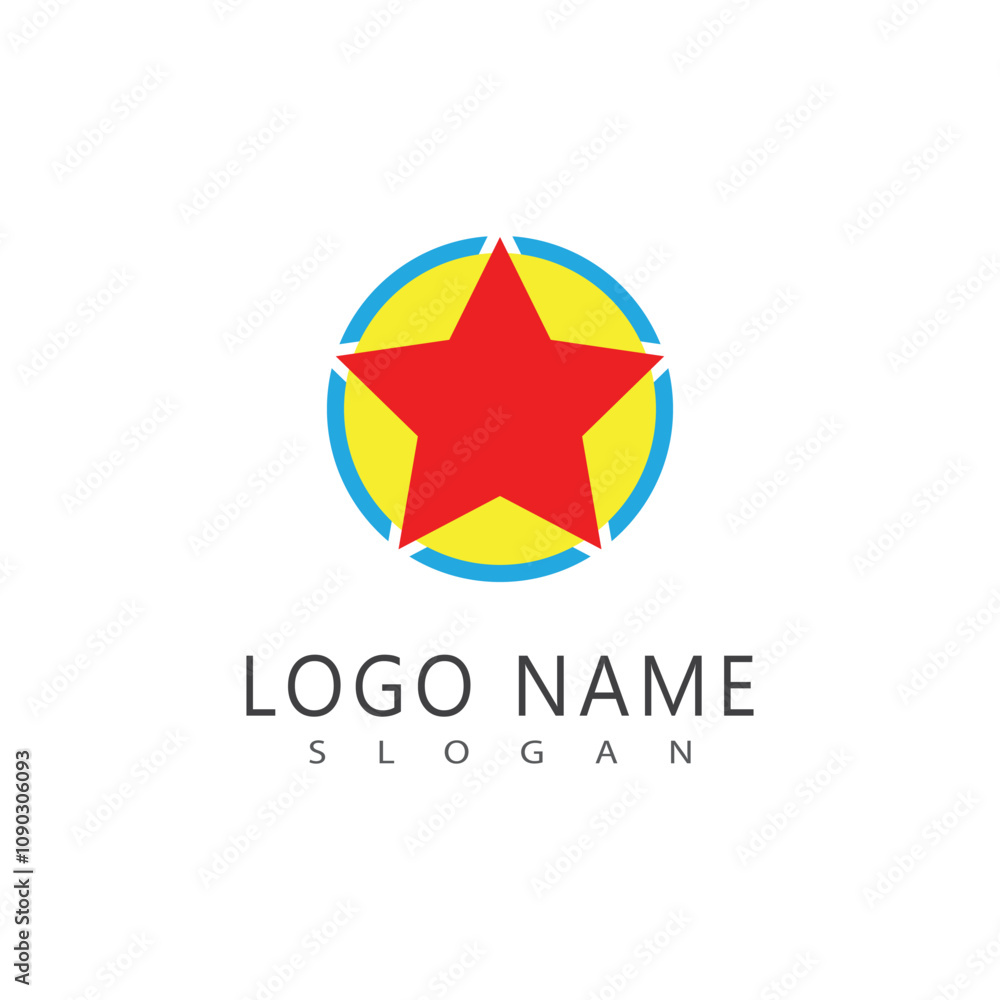 Obraz premium Star Logo illustration vector design
